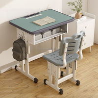 Meilleures ventes : Ensemble de bureau et chaises d'étude modernes et durables en métal pour enfants, idéal pour la salle de classe, le bureau à domicile et la chambre.