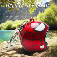 Casque de moto porte-clés voiture électrique pendentif ornement en plastique cadeau