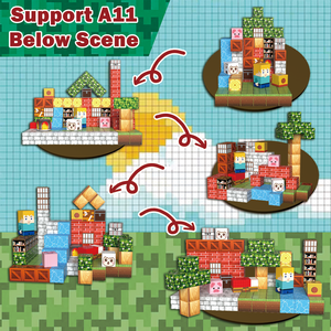 Jouet d'empilage en plastique <span class=keywords><strong>Montessori</strong></span> STEM, tuiles sensorielles, ensemble <span class=keywords><strong>de</strong></span> <span class=keywords><strong>construction</strong></span> pour tout-petits, 100 pièces, jeu <span class=keywords><strong>de</strong></span> cubes <span class=keywords><strong>de</strong></span> <span class=keywords><strong>construction</strong></span> magnétiques - Product Image 3