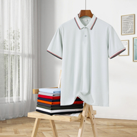 Kaos Polo Golf Pria Ringan dan Bernapas, Cepat Kering, Lengan Pendek, Kasual Bisnis, Logo Kustom, Grosir untuk Perusahaan