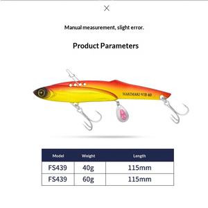 Leurre artificiel imprimé en acier inoxydable, type crayon, submergé, VIB, <span class=keywords><strong>Hayabusa</strong></span> Japon, pour toutes les couches d'eau, pour leurre de pêche au bonite jaune et au doré - Product Image 2