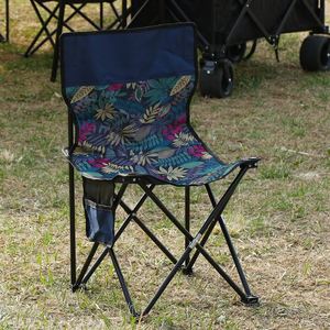 Custom Logo Lightweight Garden Chairs Fishing Beach Iron Folding Chair for Park Use Outdoor Furniture - Product Image 5
