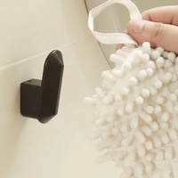 Nouveau crochet sans couture pour chapeau et manteau en métal à crochet unique en aluminium pour cuisine et salle de bain derrière la porte