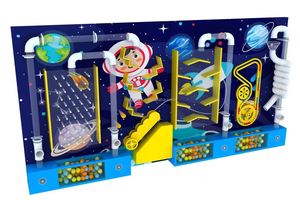 Aire de jeux interactive intérieure avec fonction d'escalade, mur de balles en plastique souple, parc d'attractions pour enfants pour utilisation dans les centres commerciaux - Product Image 2