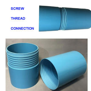 Tubería de <span class=keywords><strong>PVC</strong></span> Perforada Azul, Tubos Subterráneos <span class=keywords><strong>para</strong></span> la Recolección de Líquidos Filtrados, Anticorrosión, Duraderos, Ligeros, Estándar ISO - Product Image 2