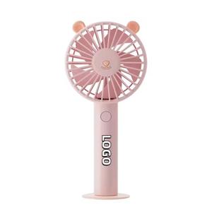 Portable Handheld Fan USB Rechargeable 1200mAh Eyelash Mute Cooler Pocket Handheld Fan for <b>Desktop</b> Student Dormitory Office - Product Image 4