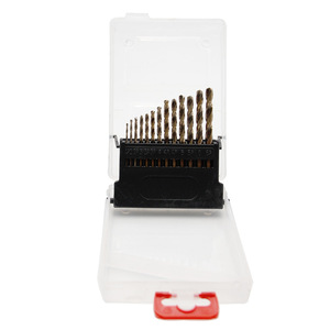 Mr <b>Drill</b> Twist <b>Drill</b> <b>Bit</b> Set 1.5 To 6.5 Mm Metal Drilling Straight Shank Gold Finish - Product Image 2