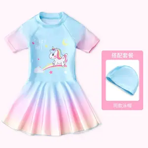 <span class=keywords><strong>Maillot</strong></span> de <span class=keywords><strong>bain</strong></span> une pièce <span class=keywords><strong>anti</strong></span>-<span class=keywords><strong>UV</strong></span> pour filles, licorne d'été, princesse - Product Image 4