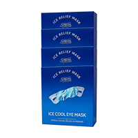Masque pour les yeux en hydrogel auto-refroidissant pour le soin des yeux, soulagement de la sécheresse et des poches sous les yeux