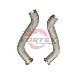 Vortex McLaren GT GTS 4.0T Downpipe d'échappement 2019-2023 Haute Performance Acier Inoxydable 1.5mm Poli Miroir Performance - Product Image 2