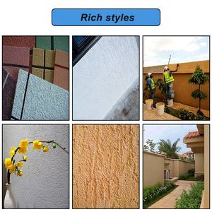 Vernice a parete forestale produzione a base d'acqua per esterni antibatterico lattice testurizzato rivestimento ingegneristico Texture pittura murale - Product Image 6