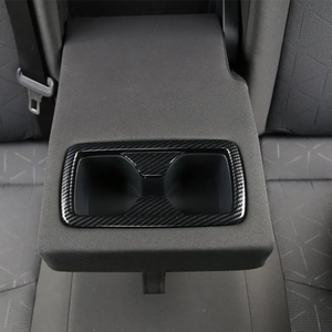 2020 Toyota pour RAV4 OTC fibre de carbone ABS automobile intérieur accessoire arrière vidange support de verre garniture cadre - Product Image 6