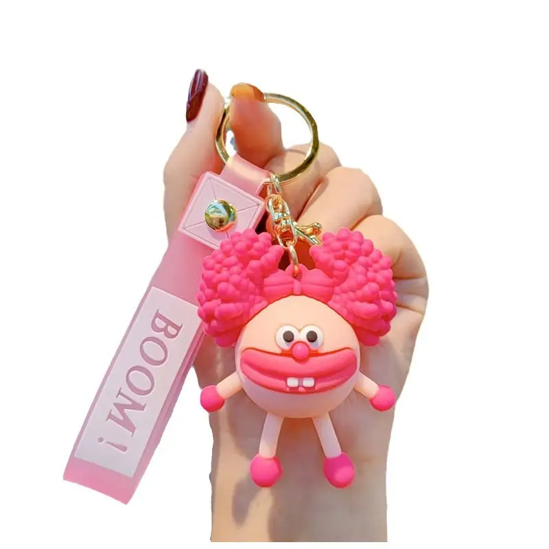 Bán Buôn Dễ Thương Phim Hoạt Hình Lớn Miệng Keychain Chìa Khóa Xe Mặt Dây Chuyền Móc Chìa Khóa Trang Trí Quà Tặng Chống-Mất Móc Khóa