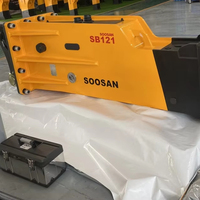 Pour le type de boîtier de disjoncteur hydraulique SOOSAN SB121 avec garantie d'un an Corps principal et pièces de rechange incluses