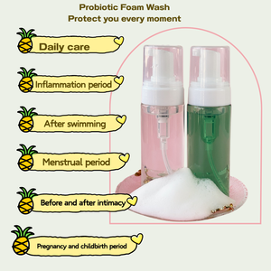 Kebersihan wanita alami probiotik Yoni busa cuci Ph seimbang menghilangkan bau tak berbau antibakteri membersihkan gatal - Product Image 4