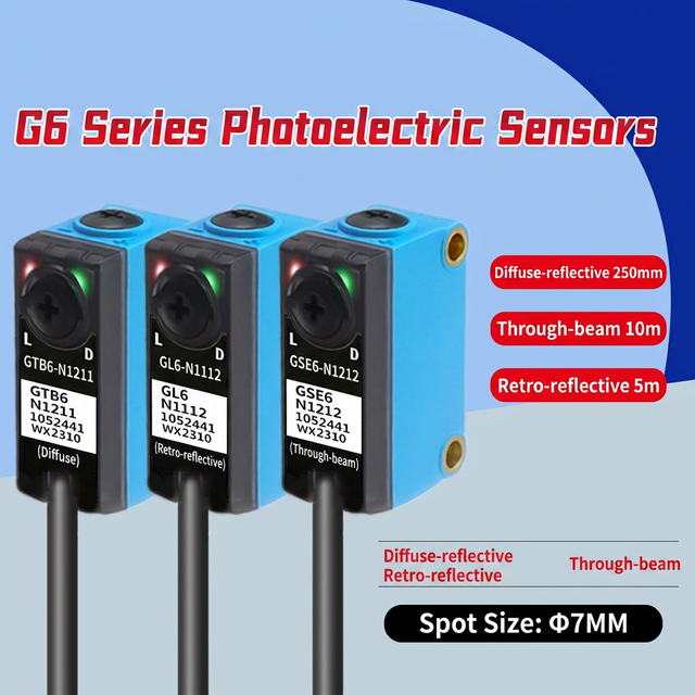 Photoelectric Sensor Diffuse Reflective Optical Switch Industrial Object Detection Sensor With LED Indicator Compact Design