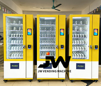 Máquinas Expendedoras Comerciales de Bebidas y Snacks con Autoservicio 24 Horas, con Pago en Efectivo, Tarjeta y Monedas