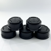 Bouchons de bouteilles d'huile en PE HDPE industriel de différentes couleurs avec bec verseur antivol pour huiles moteur de type à visser