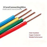Câble de câblage fixe Hongsheng H07V-U à conducteur unique en cuivre massif 6 AWG, isolé en PVC, IP40, 450/750V (Modèle BV)