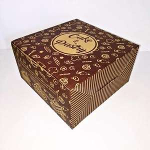 Caja de Papel para Panadería de la Mejor Calidad para Exportación en India, Papel SGM de Pared Simple para Envasado de Alimentos y Bebidas, Productos para el Hogar, Caja para Pasteles - Product Image 4