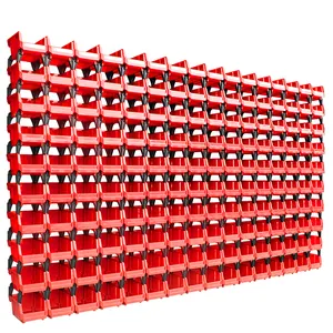 Wholesale Storage Parts Box Warehouses Plastic Storage Racks Stackable Shelves Storage Boxes Manufacturer