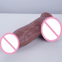 Vente en gros de dildos en silicone réalistes de grande taille, jouet pour adultes pour femmes, livraison directe d'usine