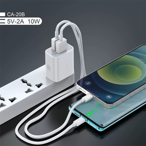 Chargeur mural USB universel 5V 2A avec double port et prise AU pour l'Australie/Nouvelle-Zélande, compatible avec les écouteurs, avec QC2.0 et garantie d'un an - Product Image 4