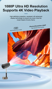 Anxin Proyectores 4K HD con Altavoces Mini <span class=keywords><strong>Proyector</strong></span> Portátil de Estilo Libre 4K Home Theater Beamer Full HD Nativo - Product Image 3