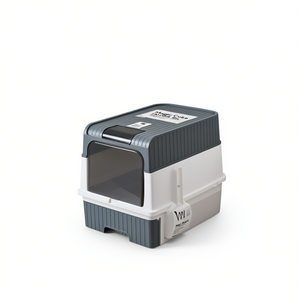 Lettiera per gatti Magic Magic Magic Cube 65L in plastica, a funzionamento manuale. - Product Image 1