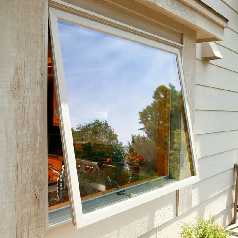 Fenêtres à double vitrage de remplacement en aluminium de haute qualité avec moustiquaires
