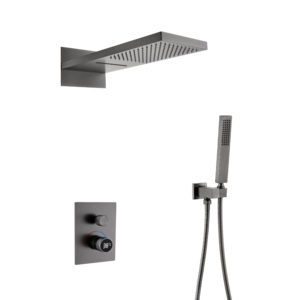High Quality Brass Bathroom Shower Mixer Thermostatic Concealed Faucet Mixer <strong>Taps</strong> Bath Shower ceiling shower <strong>head</strong> set - Product Image 3