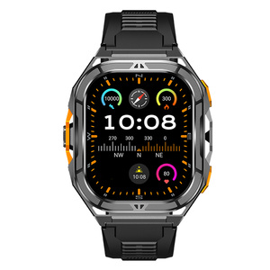 Smartwatch da Esterno X5 2025 <span class=keywords><strong>con</strong></span> Chiamata BT Schermo Amoled da 1.96 Pollici Impermeabile 50M Oltre 100 Modalità Sportive <span class=keywords><strong>GPS</strong></span> Orologio Intelligente per Uomo - Product Image 4