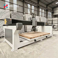 Scie à pont HMI 4 axes pour la découpe de pierre, machine de découpe et de polissage de dalles de marbre, granit, quartz pour la fabrication de comptoirs de cuisine