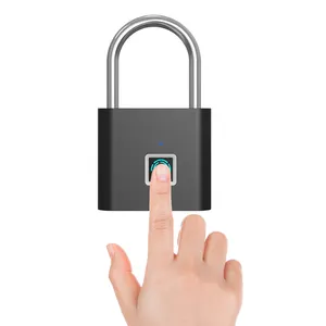 Smart Fingerprint Pad Lock Smart Digital Anti-theft Fingerprint Pad Lock For Bag Or Office Cabinet