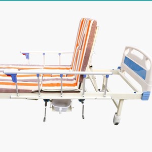 Shuoxin Nursing <b>Bed</b> 2109050 Cm Manual <b>Double</b> Crank With Guardrail For Home Hospital Use - Product Image 5