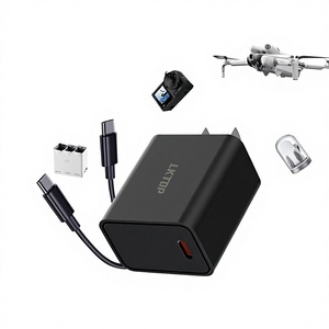 LKTOP <span class=keywords><strong>30W</strong></span> มินิ 3/4 ซีรีส์ เครื่องชาร์จพกพาสำหรับถ่ายภาพทางอากาศ ตัวจัดการการชาร์จ รองรับการชาร์จแบตเตอรี่แบบขนานสามก้อน ชาร์จ 2 ช่องทาง ด้วยเทคโนโลยี GaN - Product Image 2