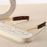 Lunettes de lecture unisexe pliables en métal de bonne qualité KT2304 1 pièce, verres progressifs 1.0 1.5 2.0 2.5 3.0