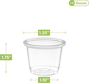 Supermarket <b>Drink</b> 20ml Tasting <b>Cup</b> Small Clear <b>Plastic</b> Shot <b>Cup</b> - Product Image 2