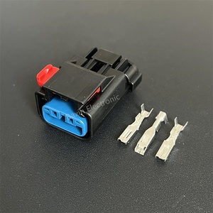 DJ7036B-2.8-21 <span class=keywords><strong>3</strong></span> broches femelle pieds fil câble connecteur <span class=keywords><strong>APEX</strong></span> 2.8 série FCI étanche auto faisceau de câbles connecteur 54200308 - Product Image 1