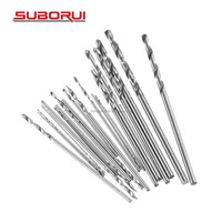 SUBORUI 0.2mm 0.3mm M2 6542 10 pièces HSS petit Mini Micro foret hélicoïdal kit de bricolage ensemble de forets