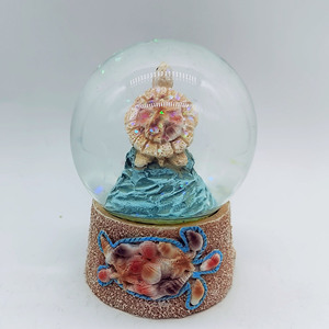 Custom beach Egypt Marine Life Snow Globe Turtle Statue Figurine palma estate regalo da collezione Punta Cana Souvenir Decoration - Product Image 6