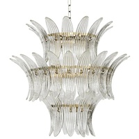 Offre Spéciale lustre en cristal d'or rectangulaire de luxe de décoration moderne française lumière pour le salon salle à manger cuisine