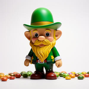 OEM Custom ized Cartoon <span class=keywords><strong>Leprechaun</strong></span> Qualität Custom Art Maßstab Vinyl PVC Action figuren - Product Image 2