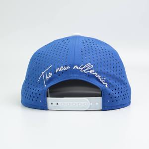 Cappellino Personalizzato con Logo Ricamato in 3D, Chiusura a Scatto, Fori Tagliati al Laser, 7 Pannelli, Bordo Piatto, Asciugatura Rapida - Product Image 3