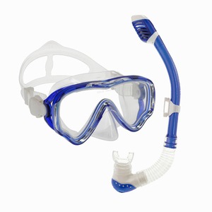 Lunettes de natation en silicone pour enfants, masque de plongée et ensemble de tuba, kits de natation et de plongée entièrement étanches, fournis directement par l'usine - Product Image 1
