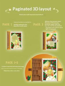 Juguete de Construcción Original de la Marca Little Prince Fairy Tale, Libro 3D de 40 Piezas para Armar y Decorar - Product Image 4