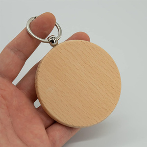 Rectangular Cross Toy Large Wooden Keychain Blank Popular Wood Keychain Key Chain Custom Design Printed Engraved