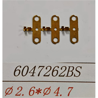 YUSHENG Embouts de câblage pré-isolés en alliage d'aluminium étamé, type œillet, non-rétractables, pour fils/câbles
