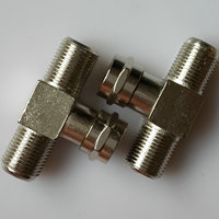 Connecteur BNC femelle pour montage sur panneau de châssis, impédance 50/75 ohms, compatibilité RG59/RG6, certifié CE ROHS, surface nickelée/dorée