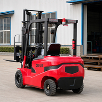 Chariot élévateur électrique compact de 1 tonne, 1,5 tonne, 2 tonnes, haute efficacité, alimenté par batterie, pour opérations en allées étroites